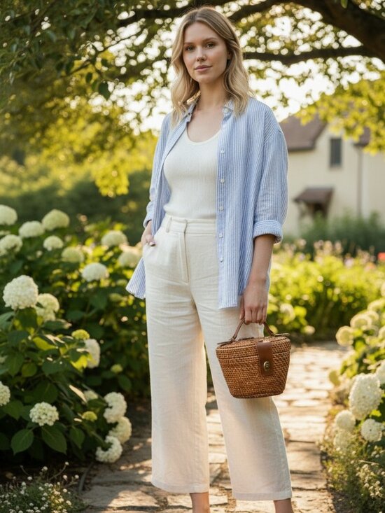 Patricia Nash Caselle Wicker Basket Bag Leather Trim Turn Lock Purse - Picture 15 of 16